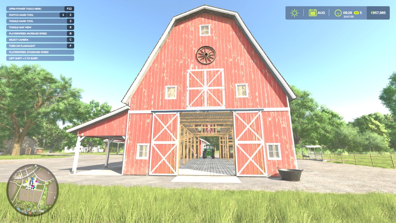 Elmcreek farmbarn with fermenter