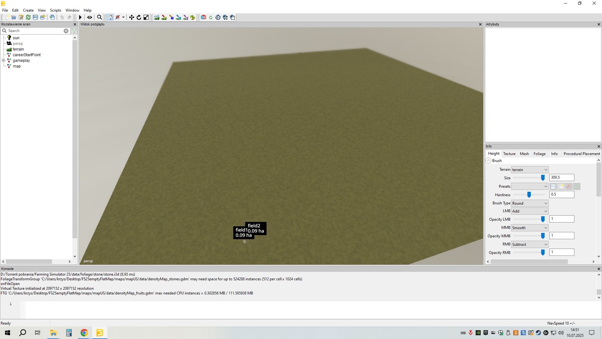 Empty Flat Map with bonus