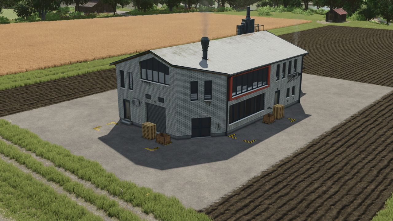 Production de palettes et de boîtes vides