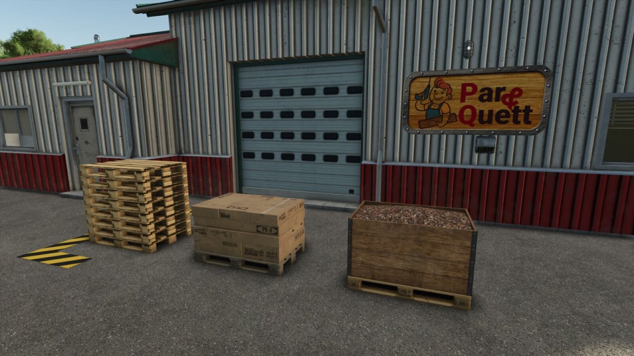 Production de palettes vides