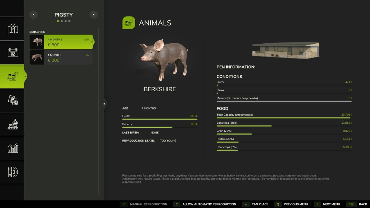 Système animal amélioré