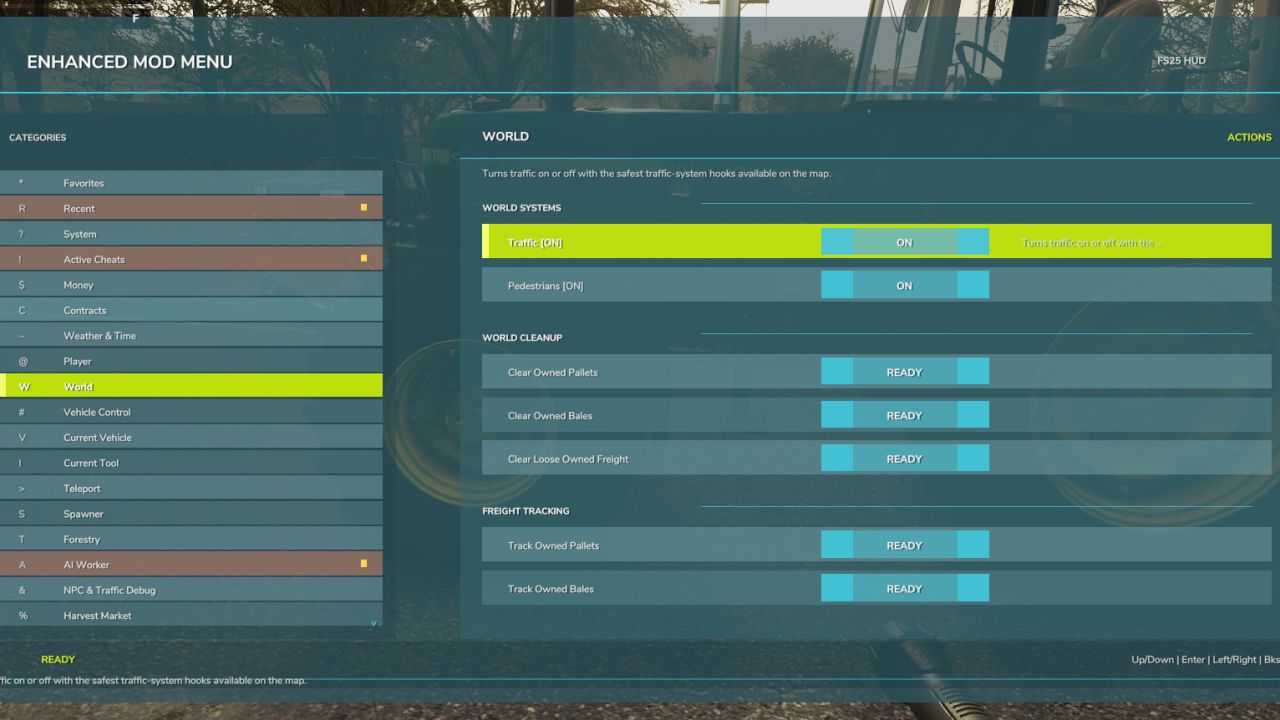 Erweitertes Mod-/Cheat-Menü
