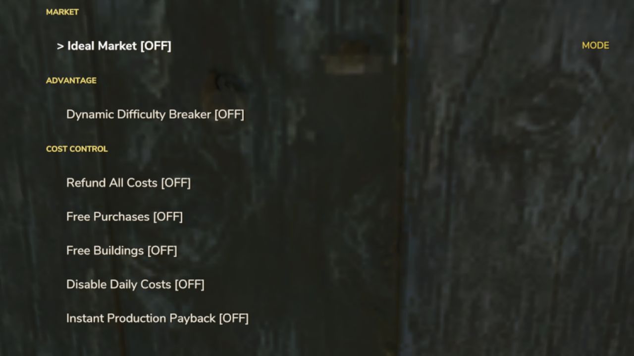 Enhanced Mod / Cheat Menu