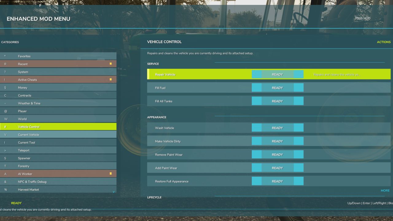 Enhanced Mod / Cheat Menu
