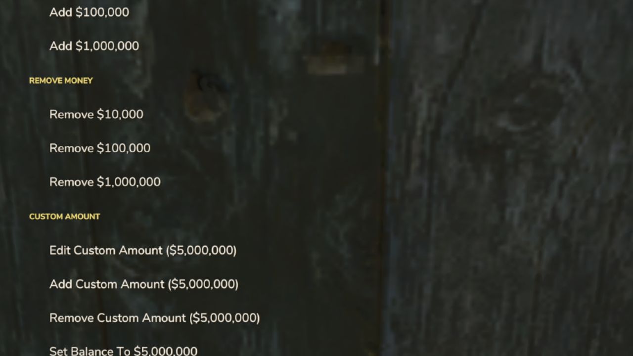 Enhanced Mod / Cheat Menu