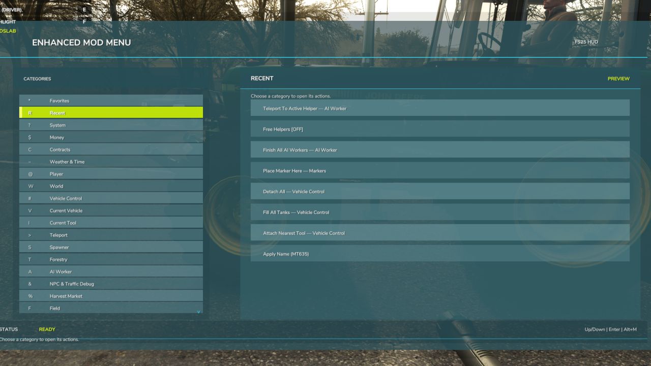 Enhanced Mod / Cheat Menu