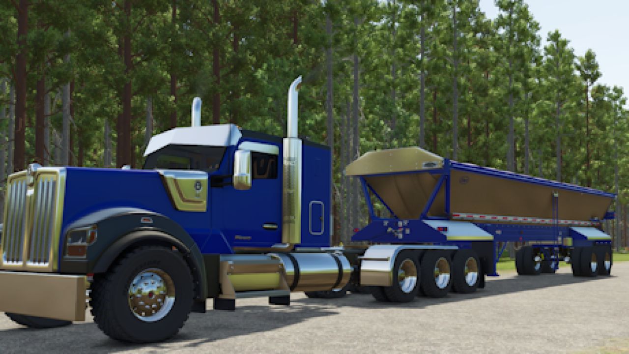 Etnyre Live bottom trailer