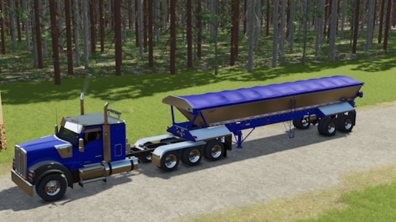 Etnyre Live bottom trailer