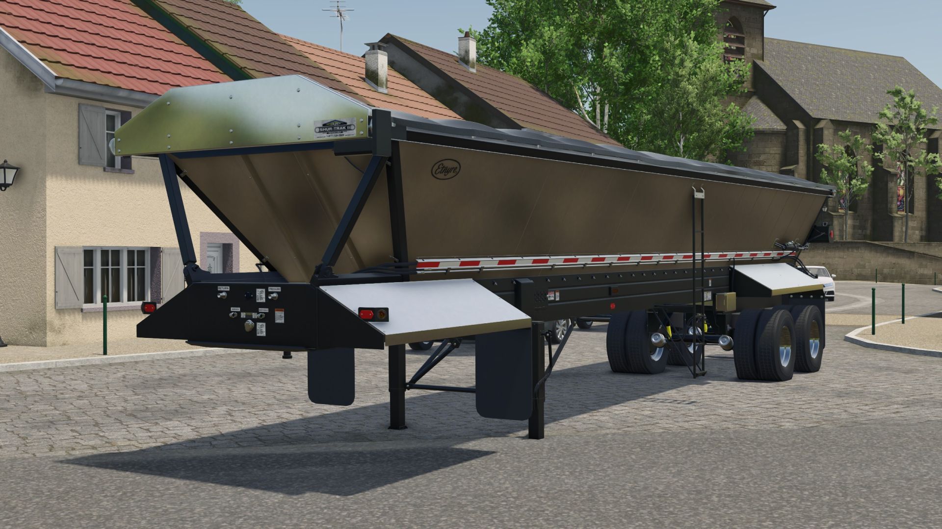 Etnyre Live bottom trailer