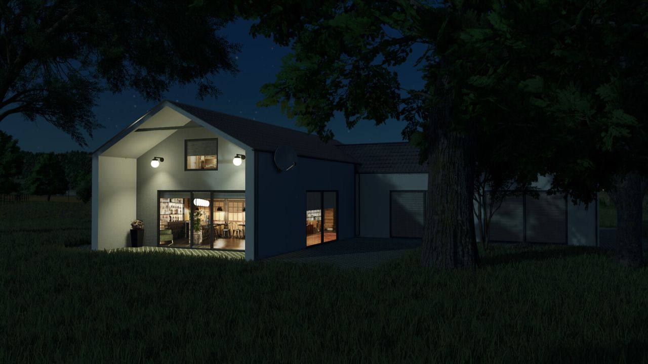Modernes EU-Haus