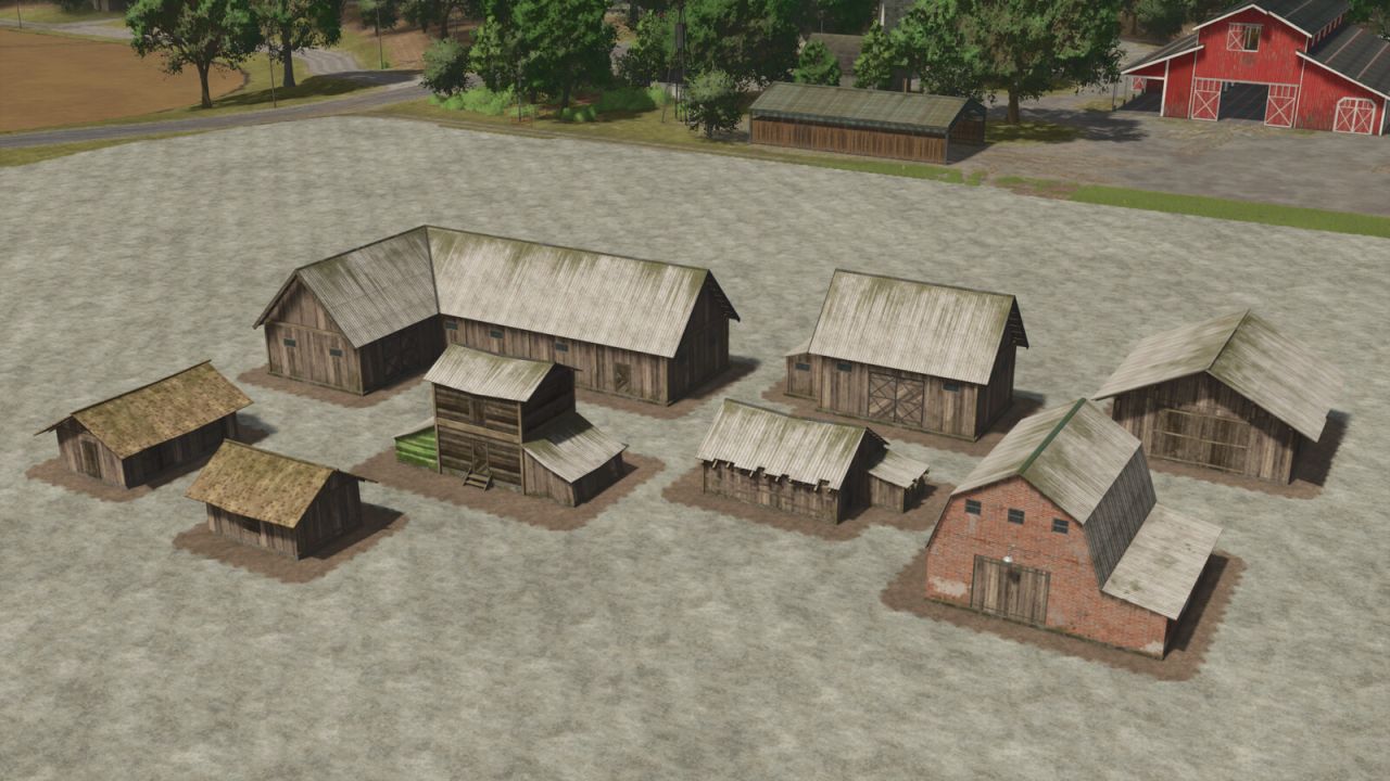 Paquete de edificios decorativos europeos
