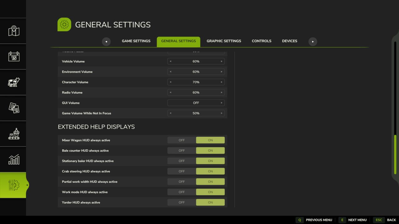 Ajuda de entrada estendida