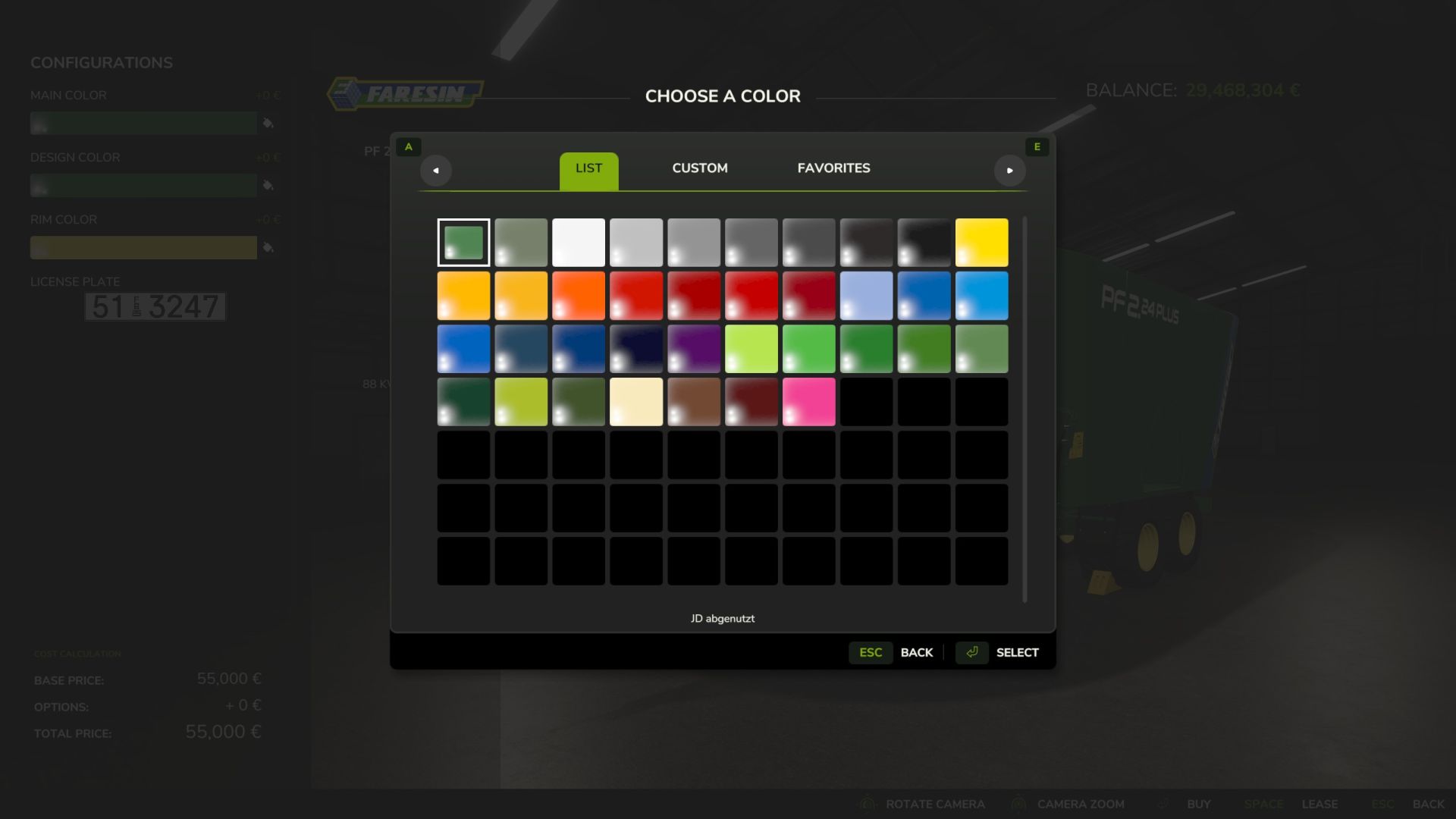 Faresin PF 2.24 Plus (colores a elegir)