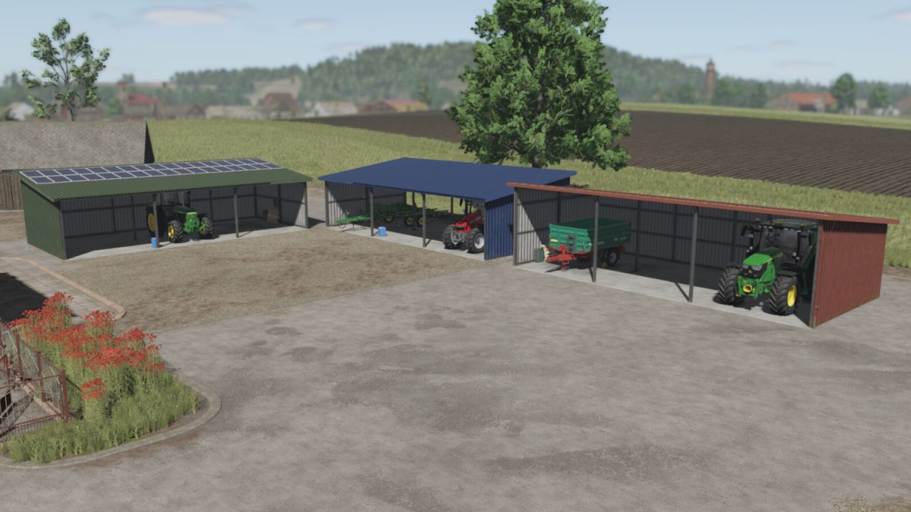 Zestaw budynków rolnych