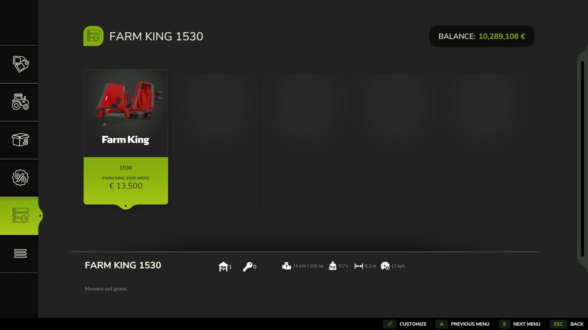 Farm King 1530
