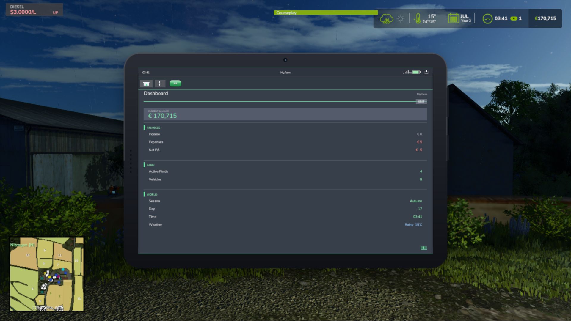 Tablet rolniczy