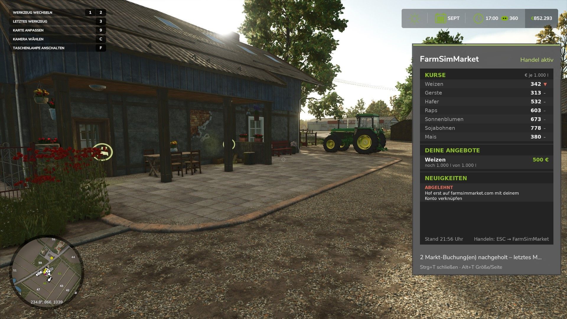 FarmSimMarket – Player Market & Rankings FS25