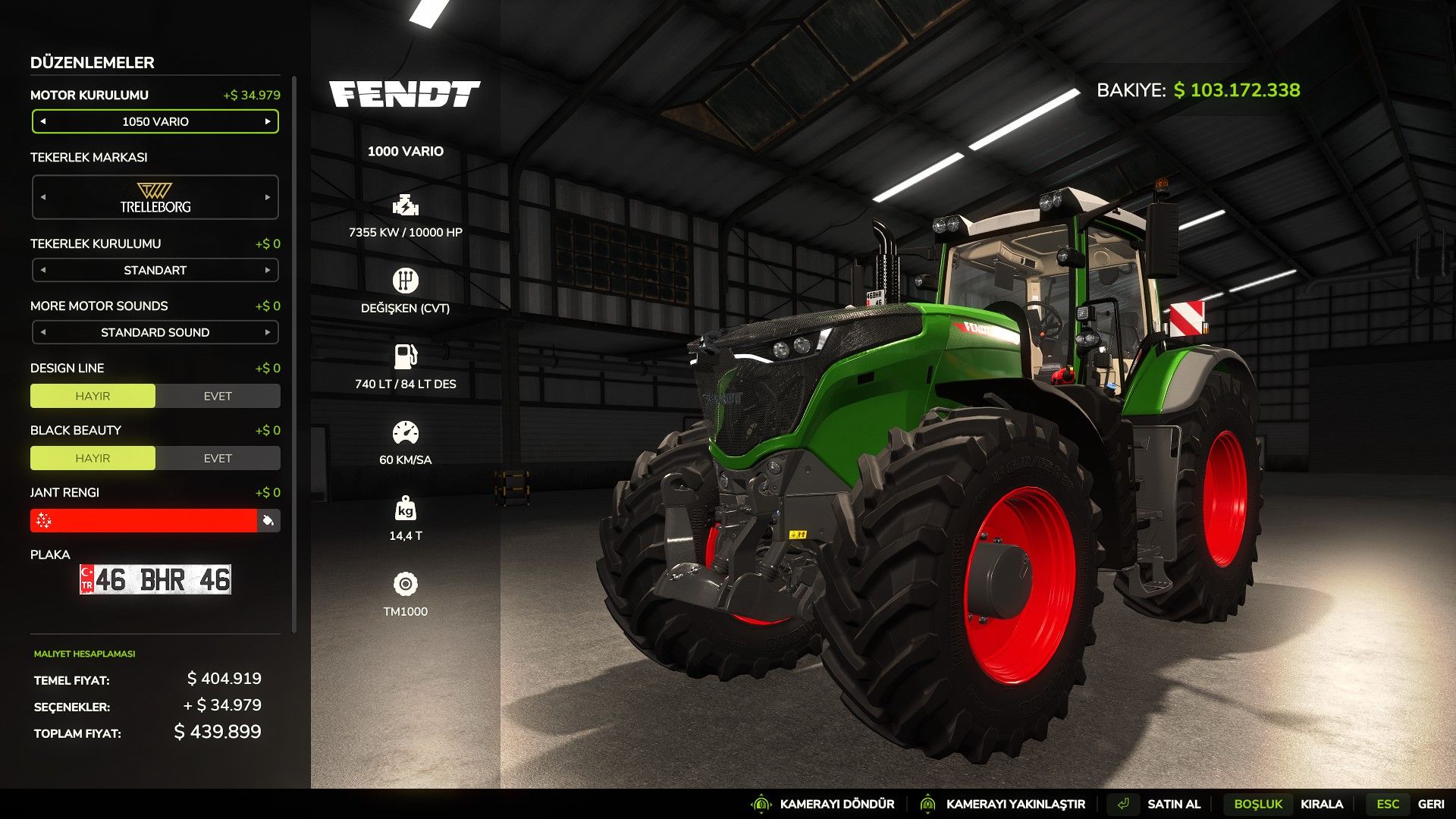 Fendt 1000 Vario Ultimate Performance Edition