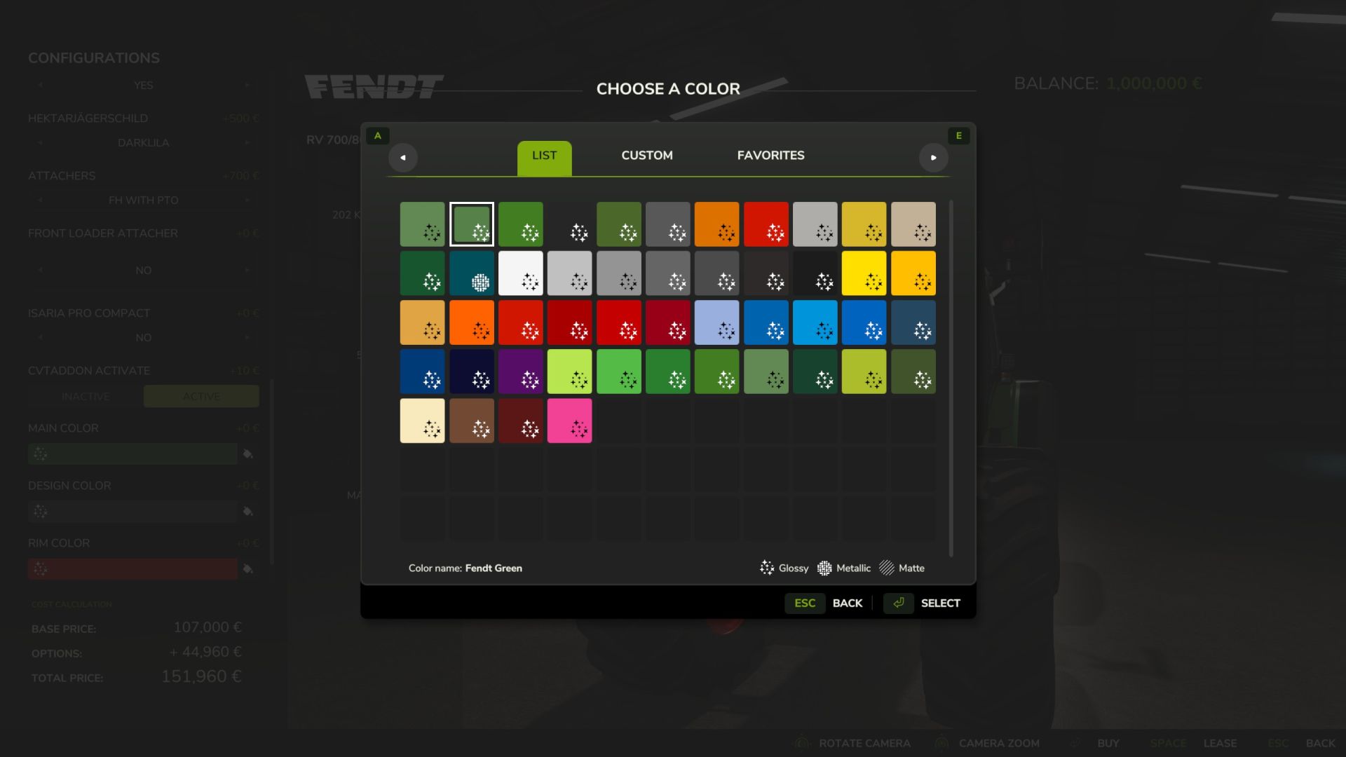 Fendt 820 Vario TMS Reiff Edition