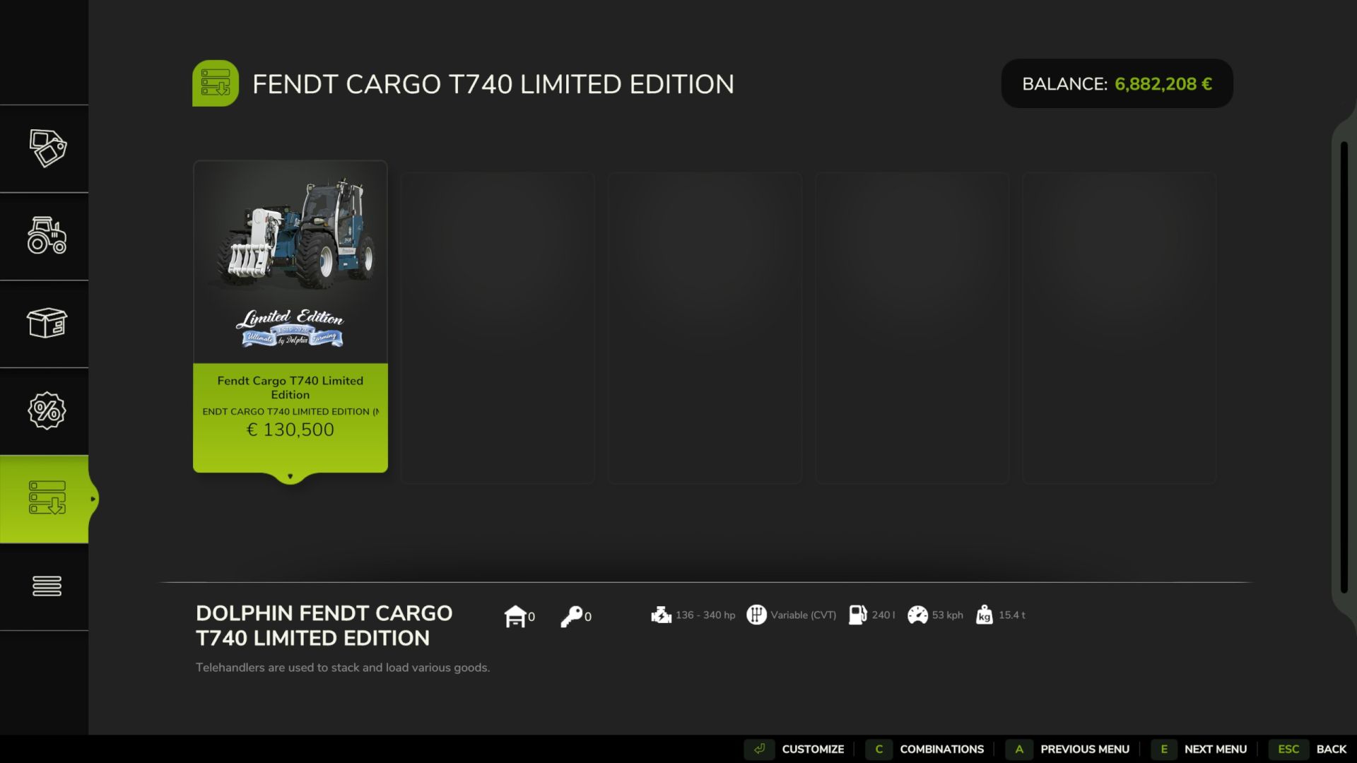 Fendt Cargo T740 Limited Edition