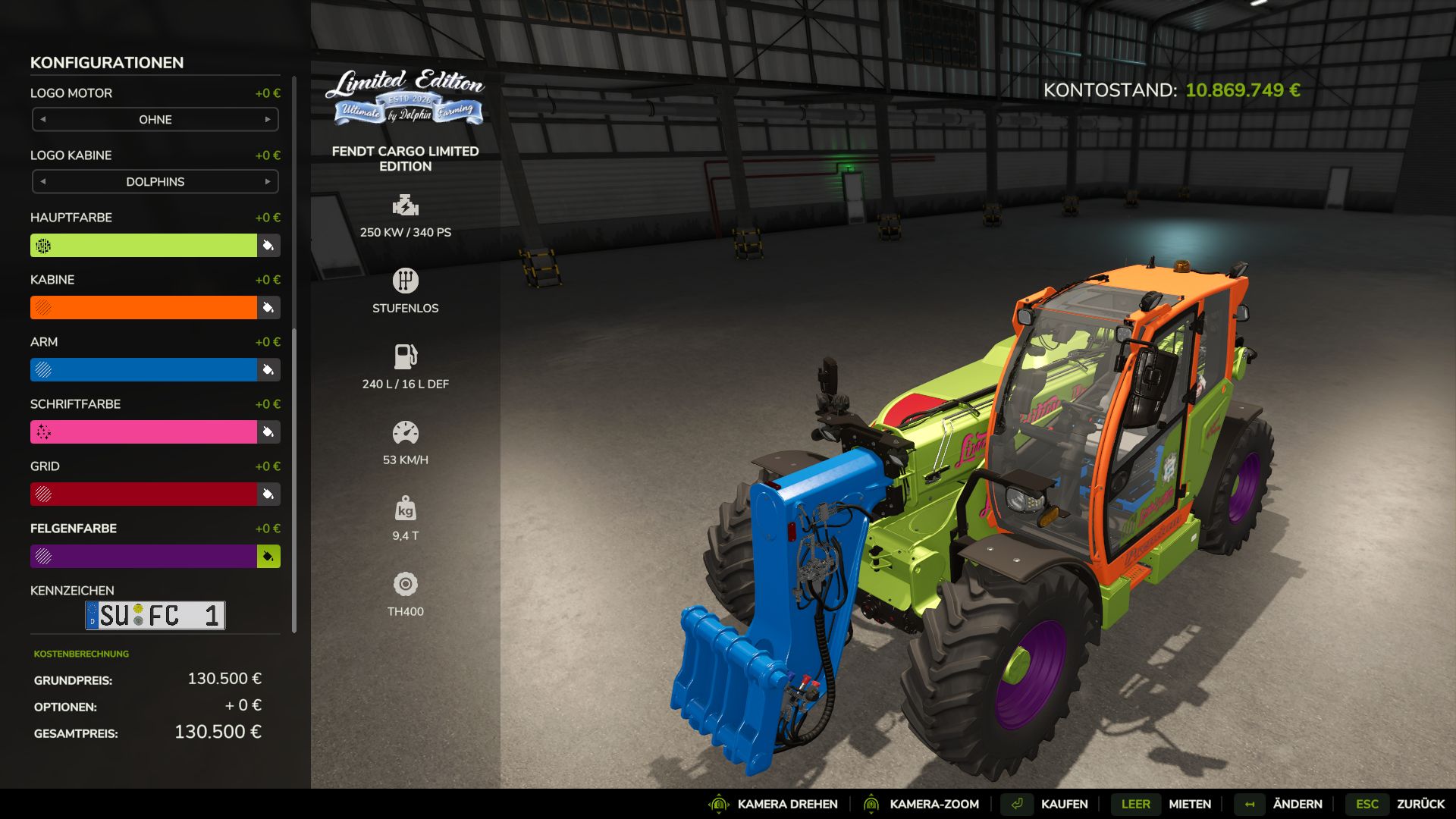 Fendt Cargo T740 Limited Edition