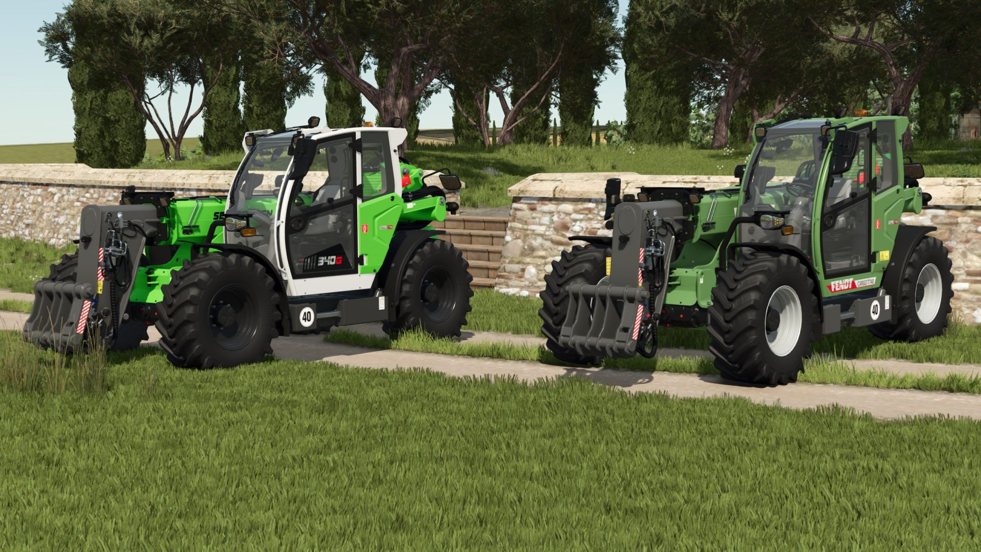 Fendt Cargo T740 / Sennebogen 340G