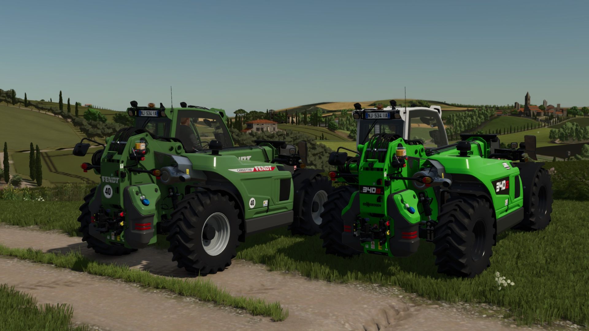 Fendt Cargo T740 / Sennebogen 340G