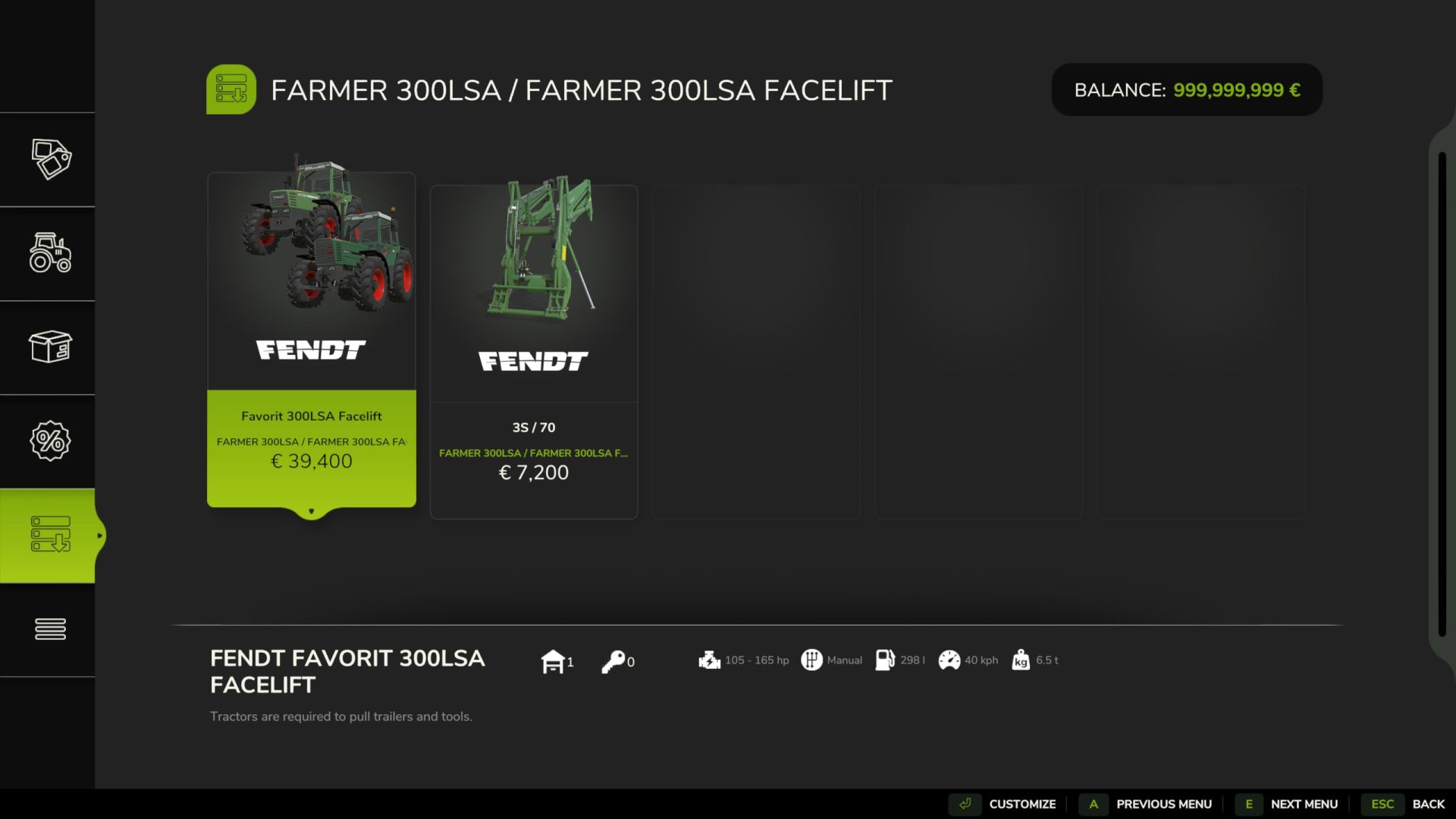 Fendt Farmer 300LSA / Facelift II