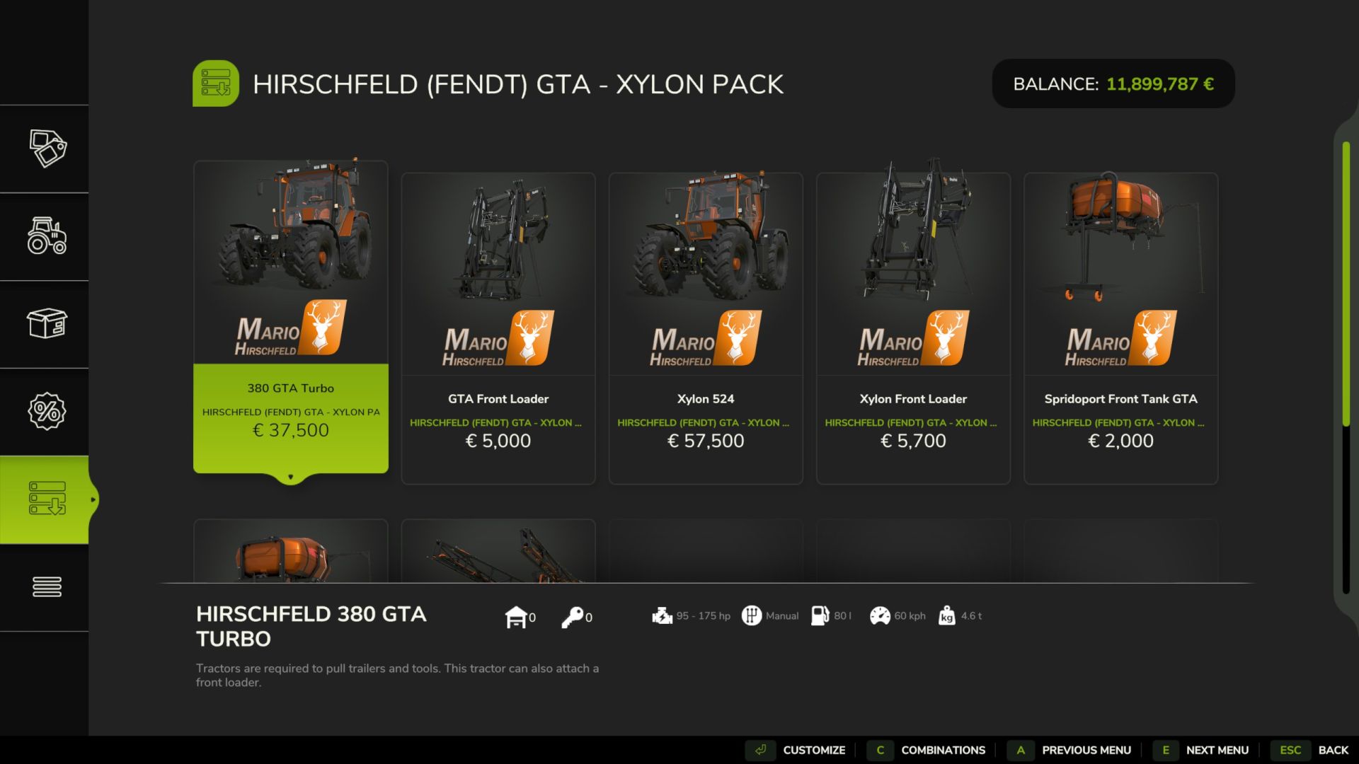 Fendt GTA & Xylon Hirschfeld-versie