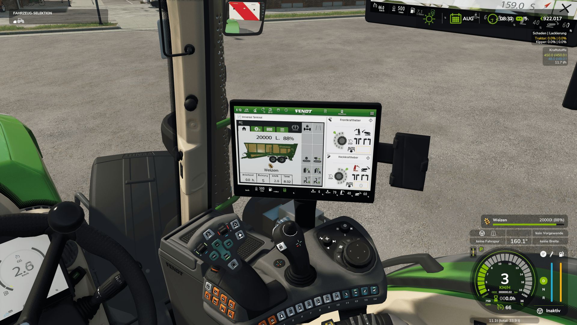 Painel Fendt ONE (Prefab)
