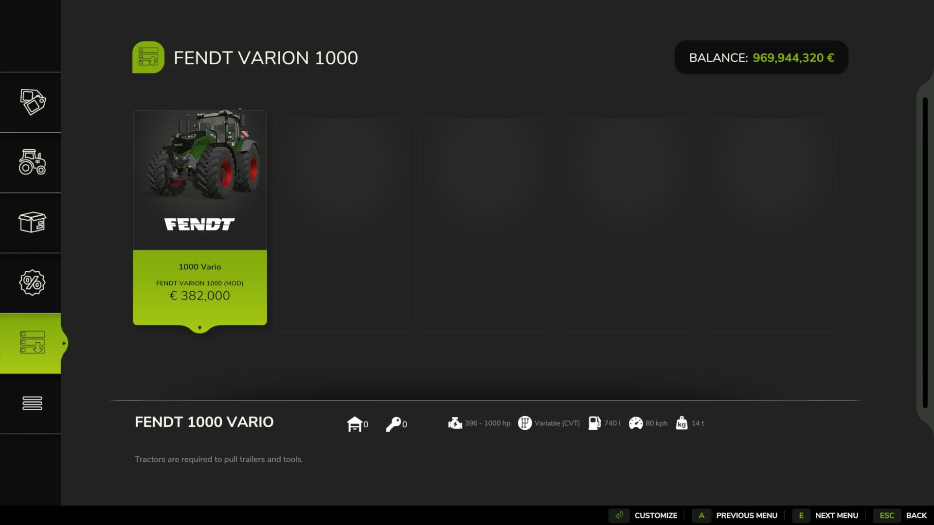 Fendt Vario 1000 Edit