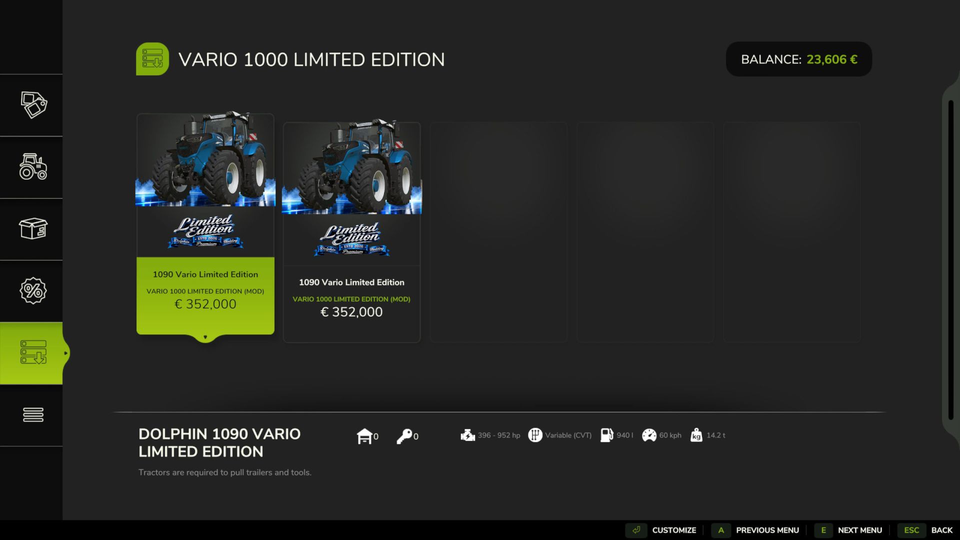 Fendt Vario 1090 Limited Edition