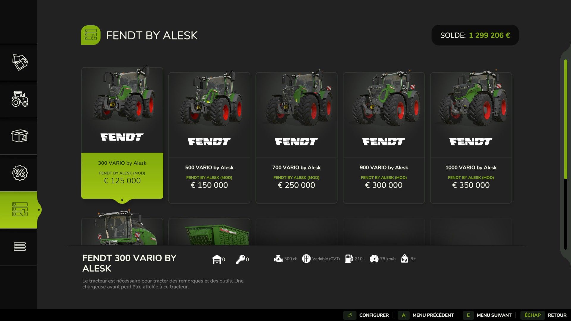 Fendt Vario Pack