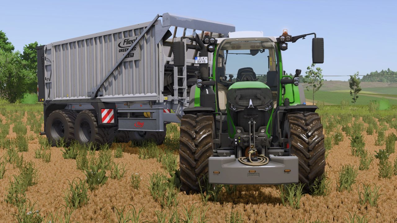 Fendt Peso 1250 kg con estroboscopios
