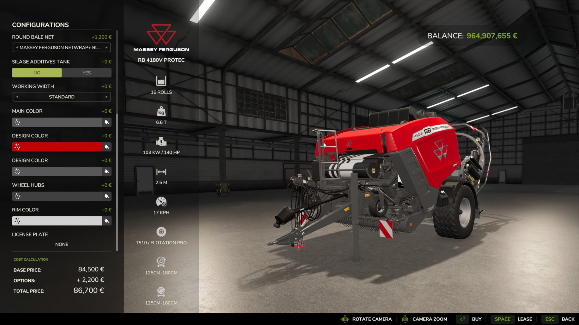 Combinaison presse-enrubanneuse Fendt/MF