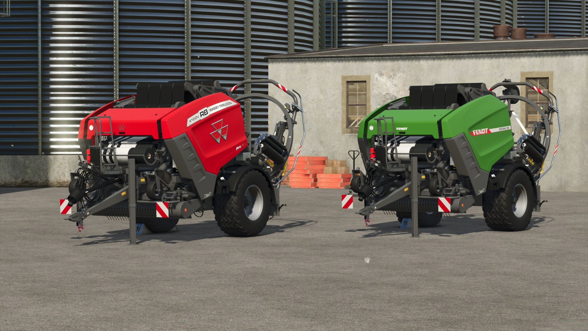 Combinaison presse-enrubanneuse Fendt/MF