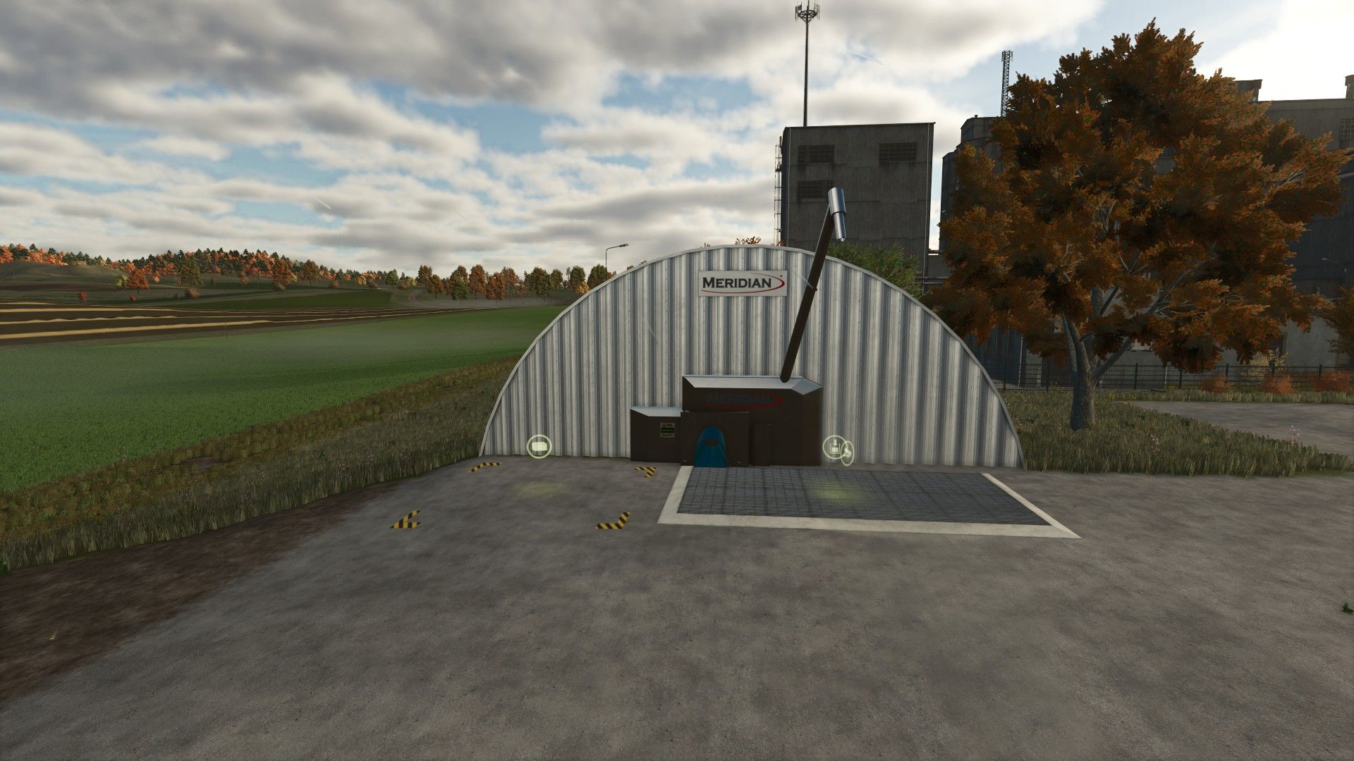 Fermentation silo and grass dryer