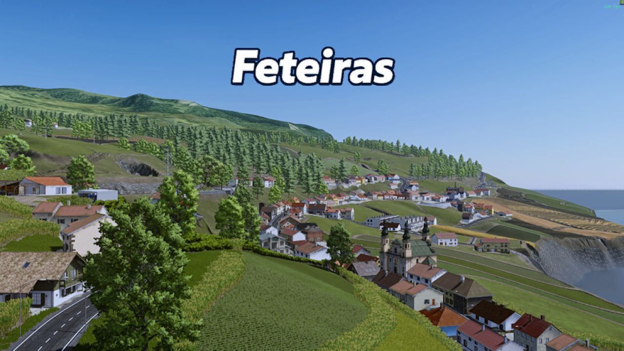 Feteiras Map