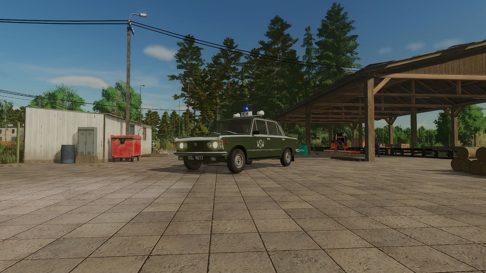 Fiat 125p FSO WSW (interner Dienst militärischer Dienst)