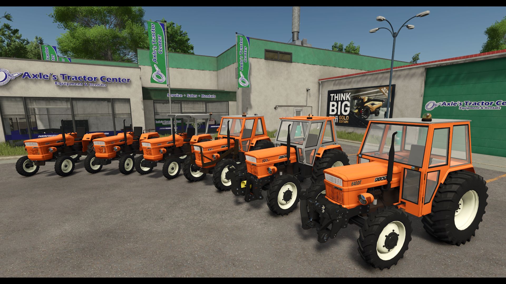 Fiat 420 - 640 2wd 4wd met fronthydrauliek