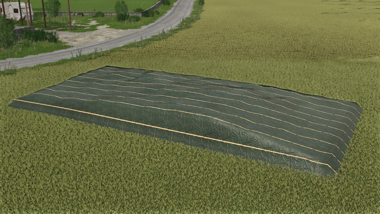 Silos de terrain pour l'ensilage