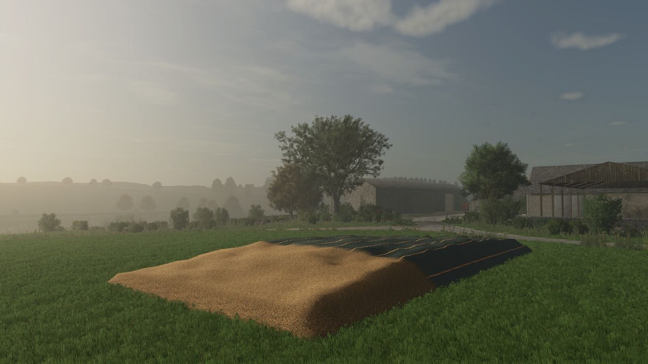 Silos de terrain pour l'ensilage