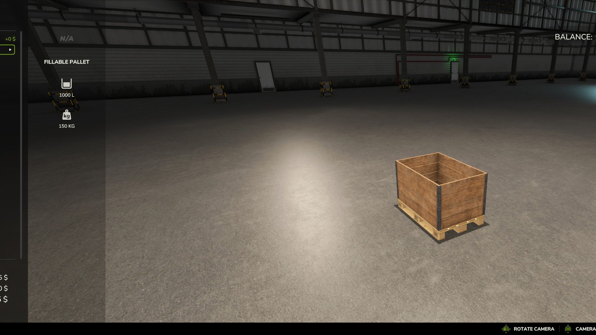 Invulbare pallets