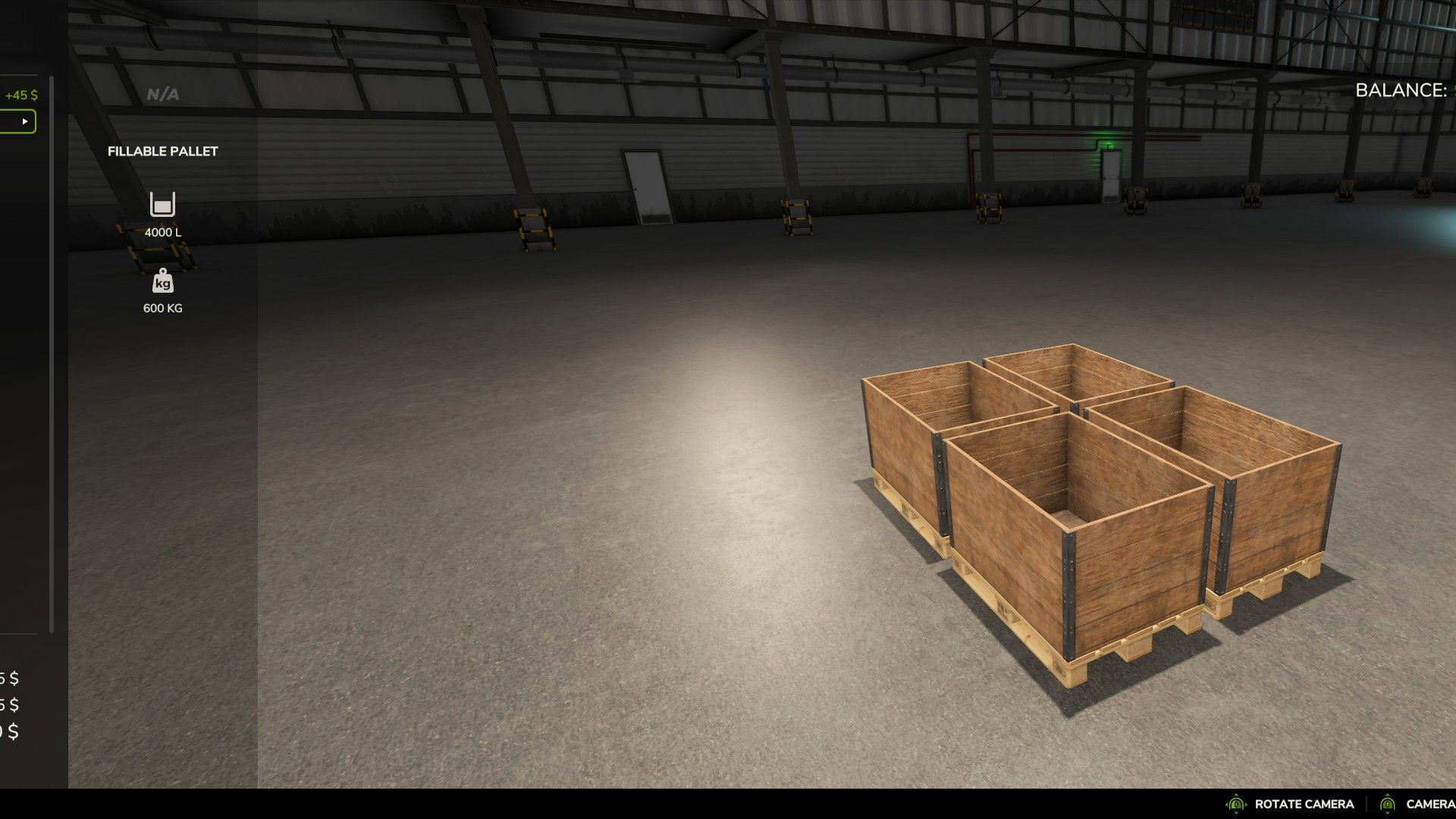 Invulbare pallets
