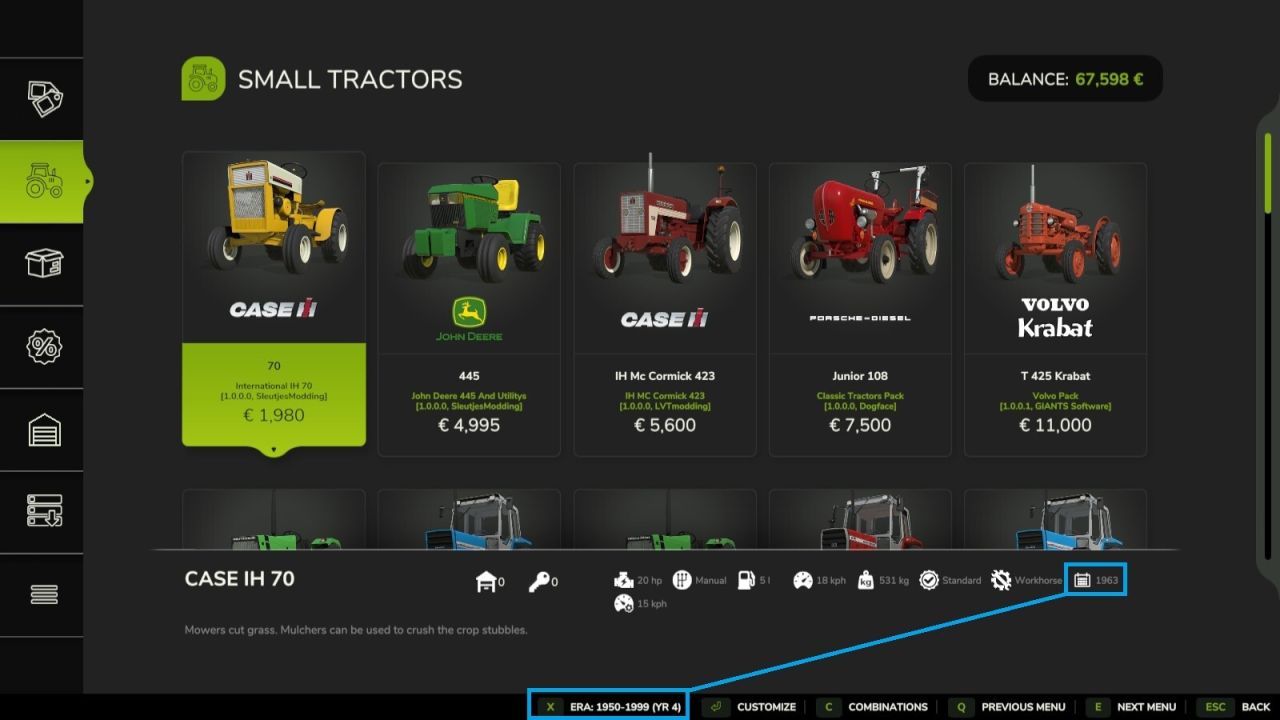 FilterYears: Progressão Vintage