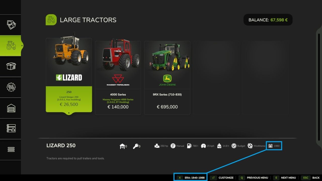 FilterYears: Progressão Vintage