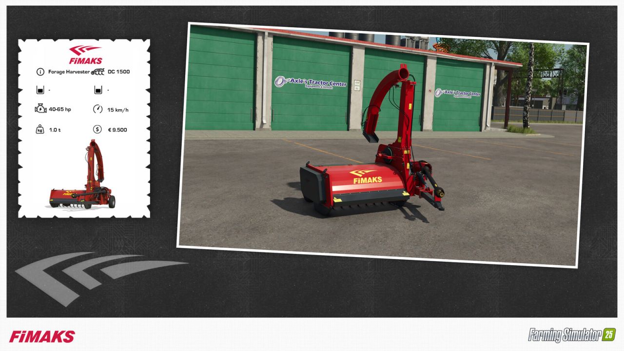 Máquina de silagem de feno Fimaks DC 1500