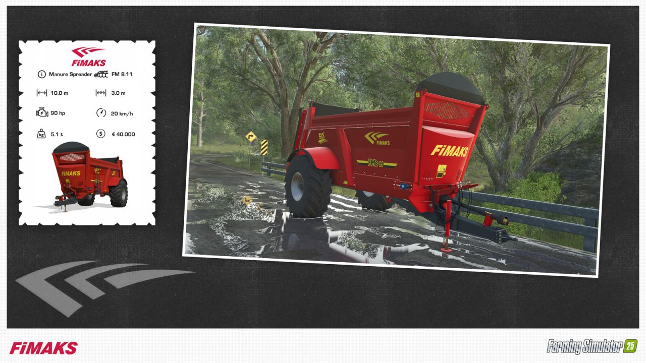 Fimaks FM 8.11 Manure Spreader