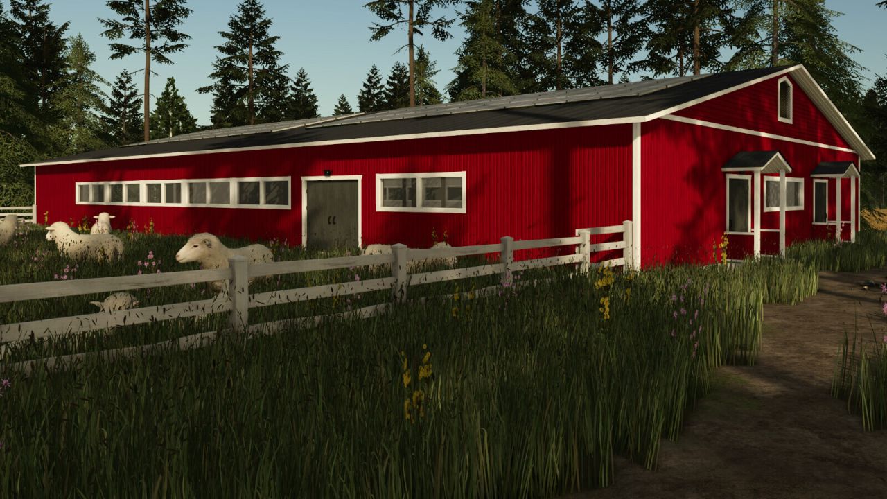 Finnish Sheep Barn