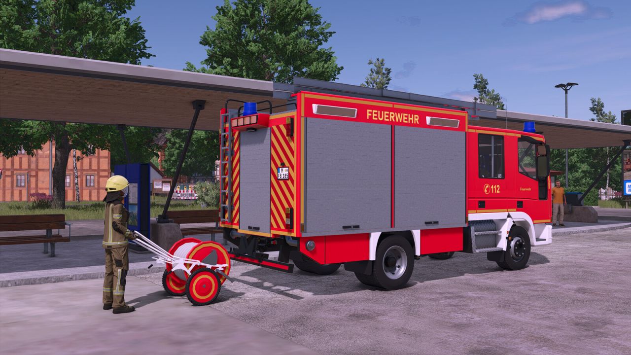 Feuerwehr Schlauchhaspel
